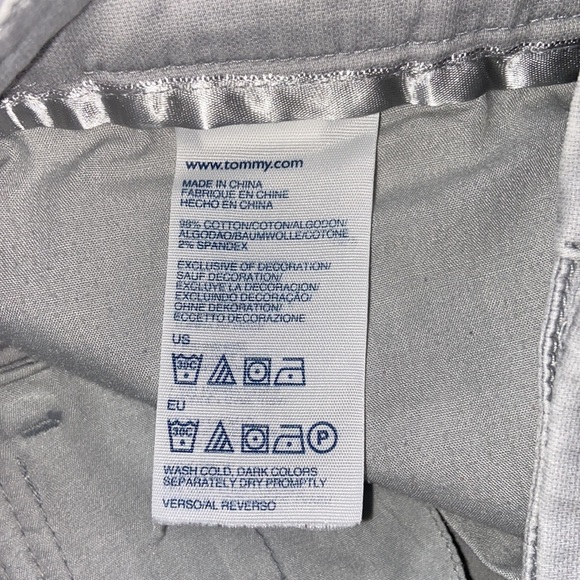 Tommy Hilfiger Capris light Gray Size 10 - Picture 4 of 9